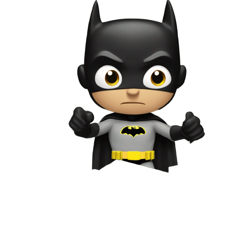 Batman offering money not smiling emoji