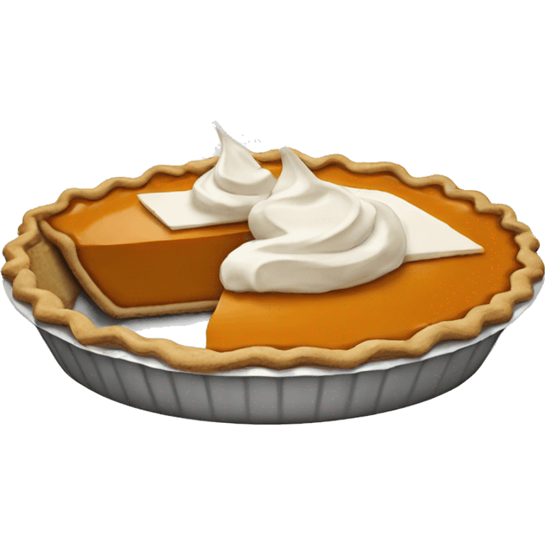 Pumpkin pie emoji