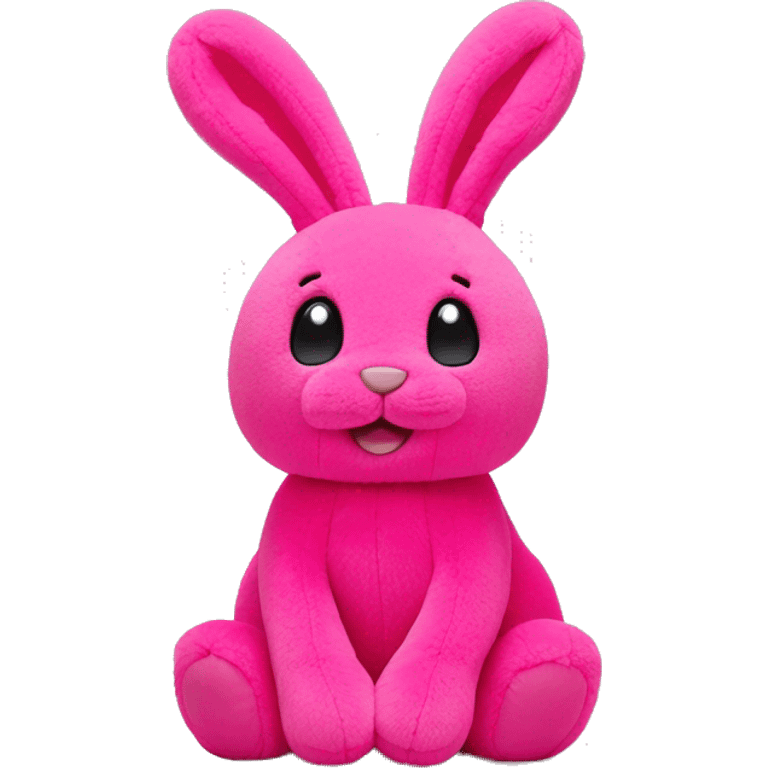 HotPink Jellycat bunny emoji