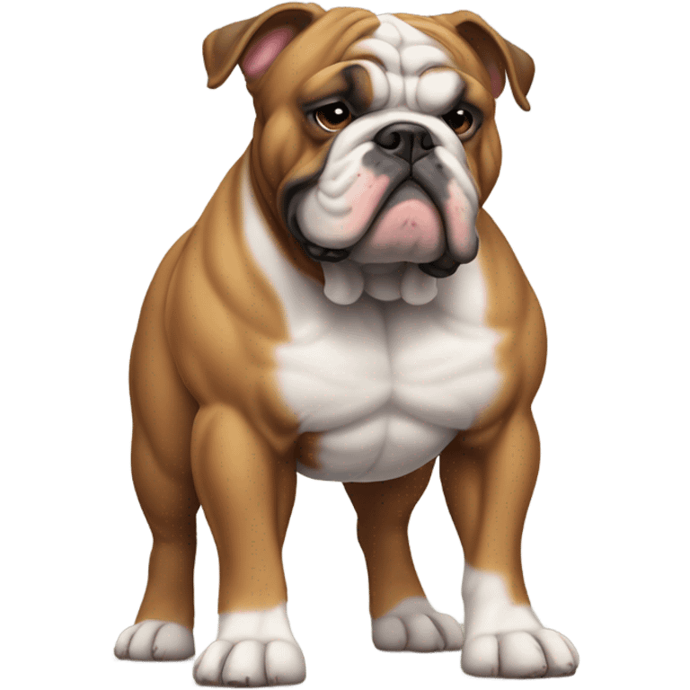 Brindle bulldog emoji