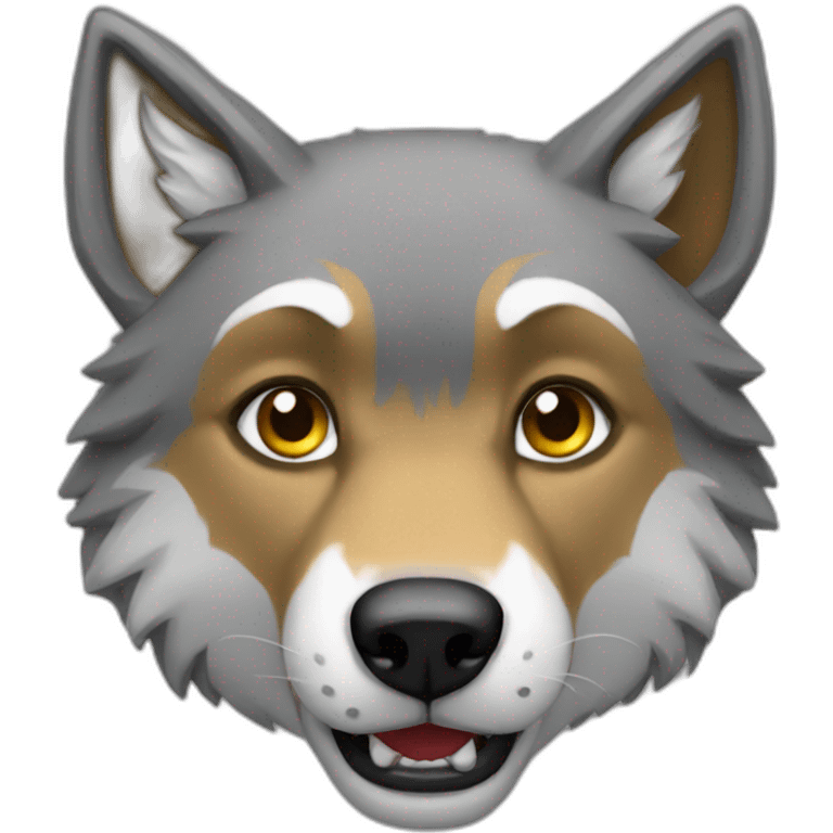 Wolfface emoji