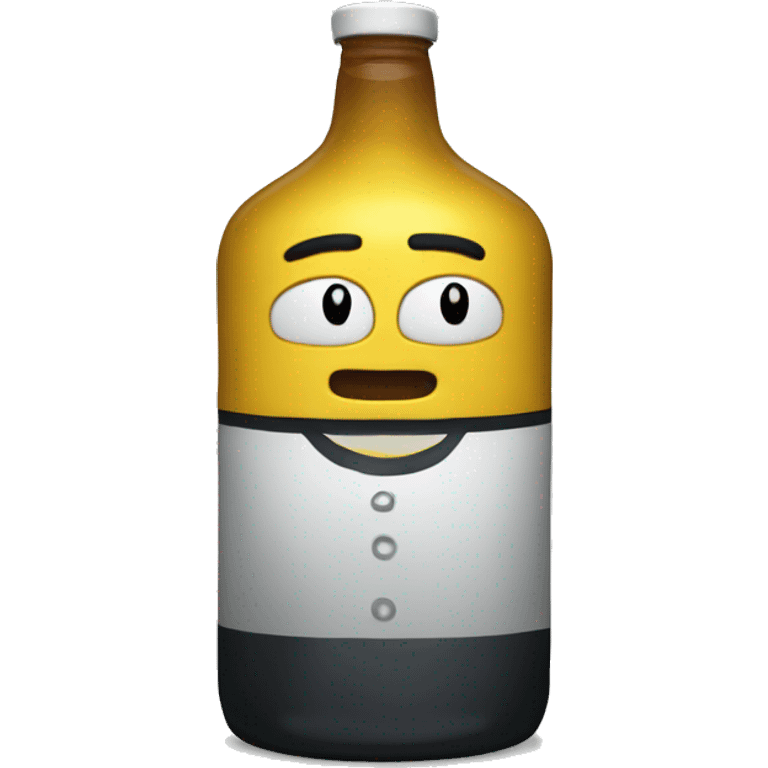 Stanley white waterbottler emoji