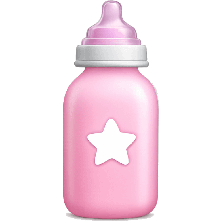 Light pink baby bottle  emoji