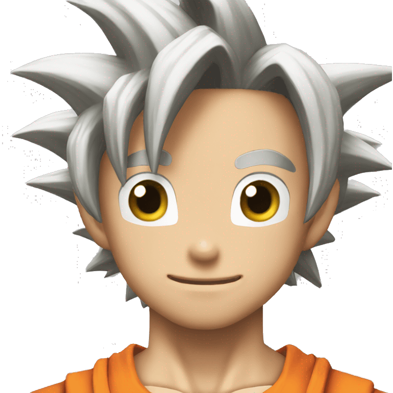 Goku looking backwards thumbing up emoji