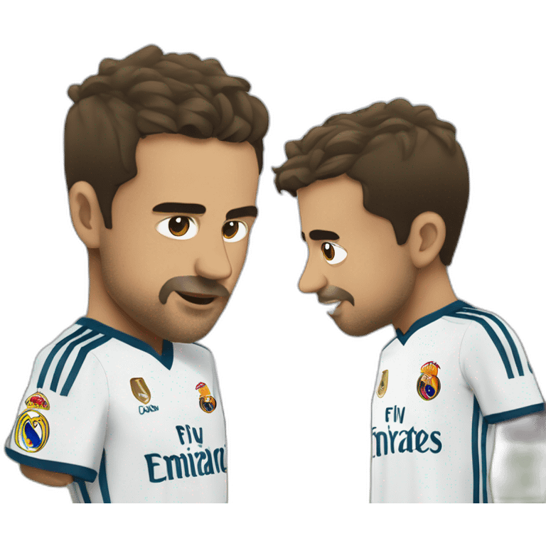 Real madrid sucking barca emoji