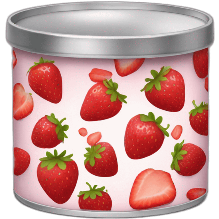 A can of strawberry jam emoji