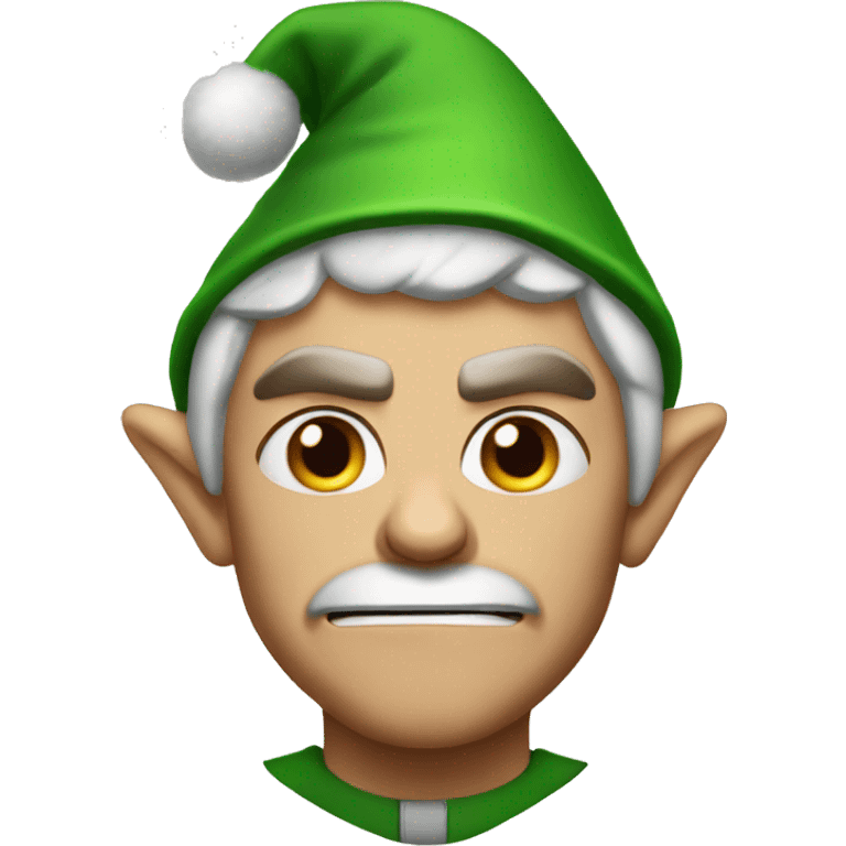 Angry elf emoji