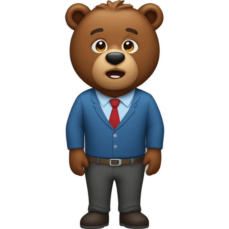 Grizzly Bear teacher emoji