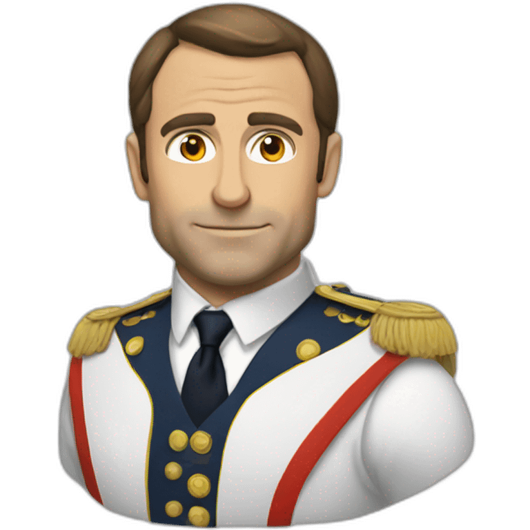 Macron musclé emoji