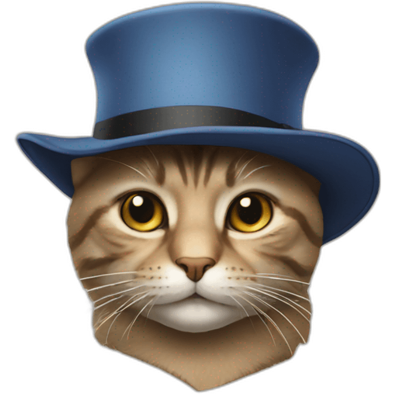 Cat in hat emoji