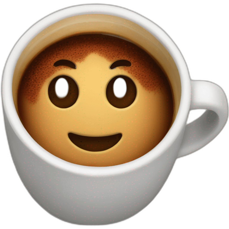 coffee with cinnamon emoji