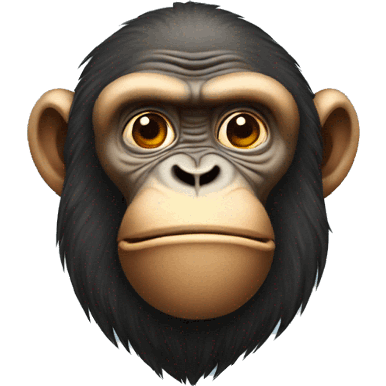 Ape with hands on his cheeks emoji