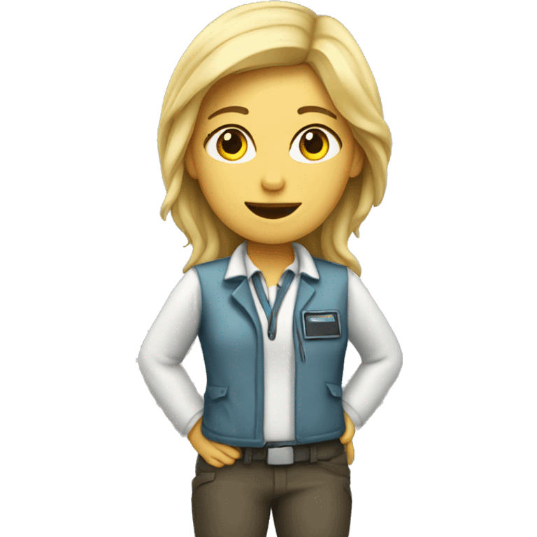 Dirty blonde geophysicist  emoji