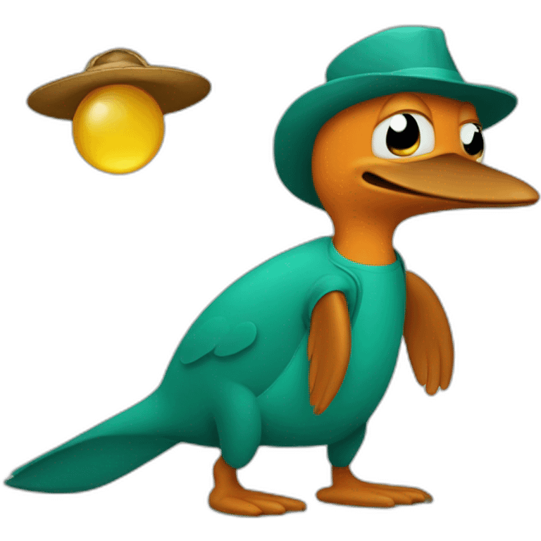 Perry the platypus emoji