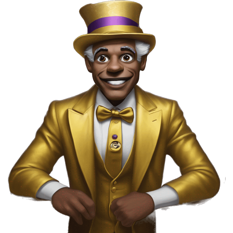 Shiny Omega psi phi in Uncle Scrooge style, oil paint, mysterious eyes, intricate lips, masterpiece portrait, beautiful, desirable, logical emoji