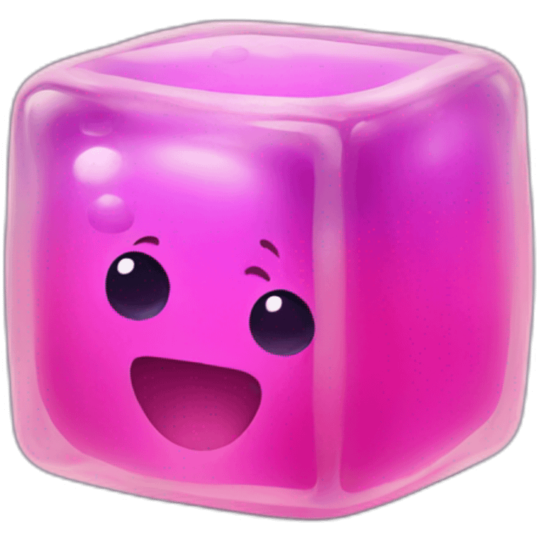 Jelly cube emoji