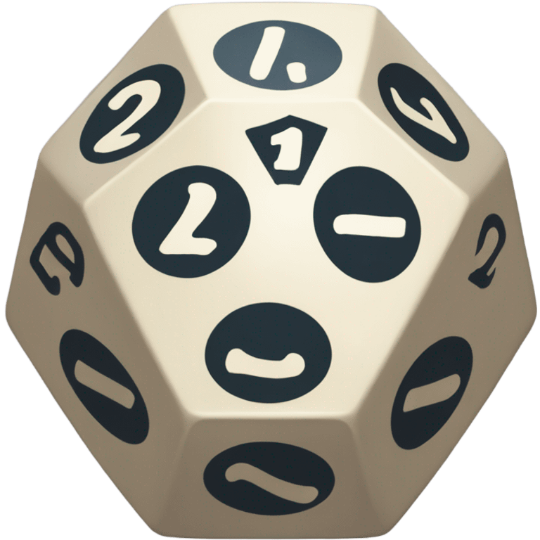 12 sided die emoji