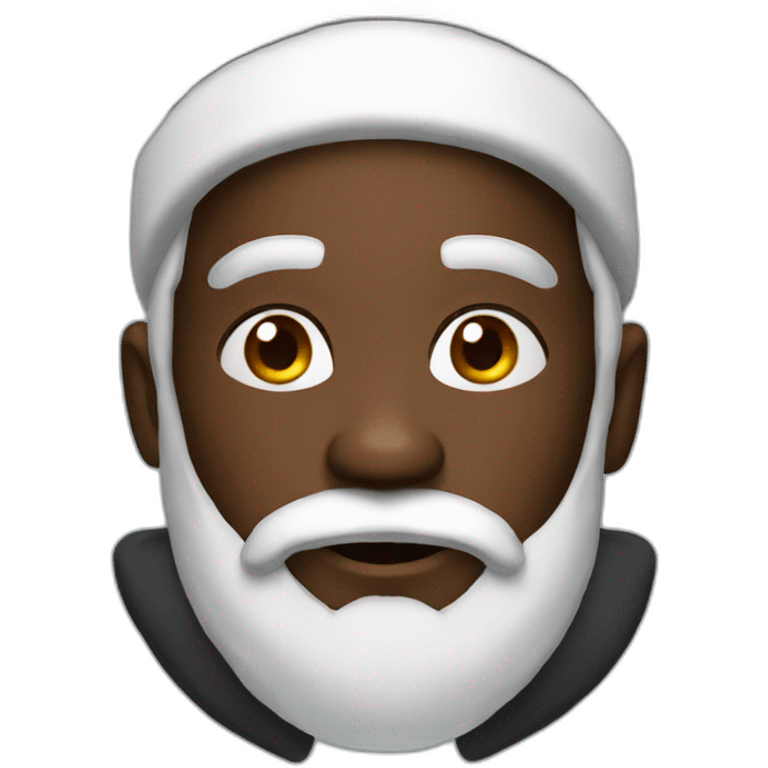 Black Santa Claus emoji