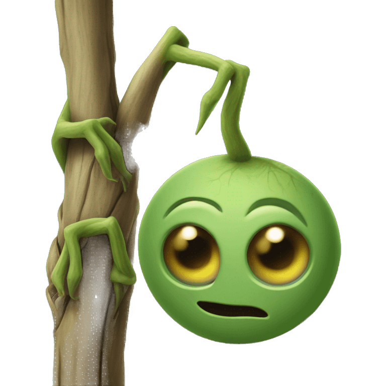 bowtruckle: Small, tree-guardian creatures resembling sticks with eyes, known for their attachment to particular trees and wood. emoji