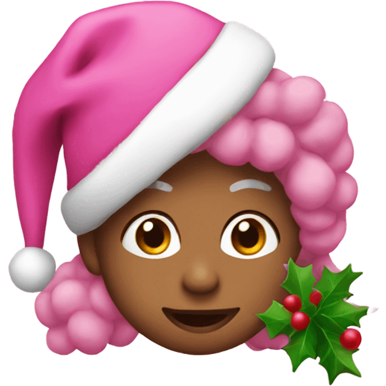 Pink Christmas  emoji