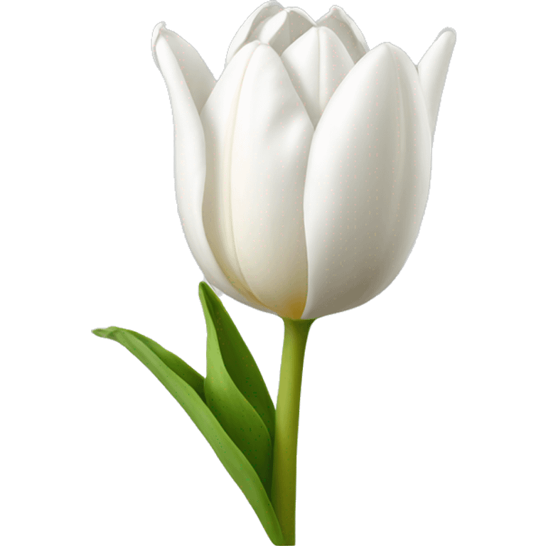 White tulip emoji