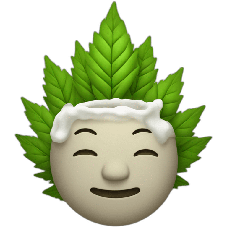 fumando cannabis emoji