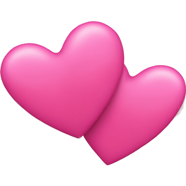 Two pink hearts emoji