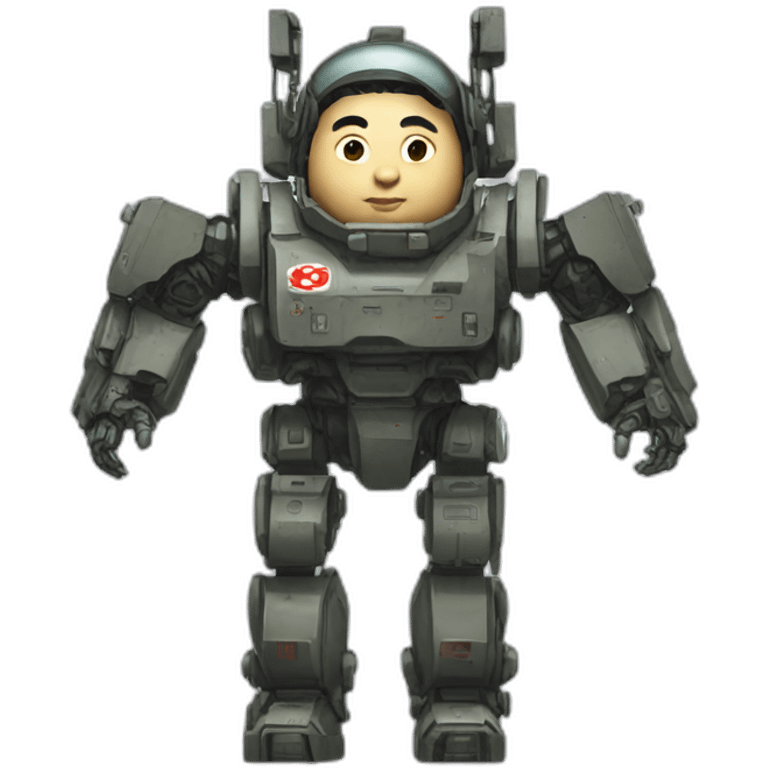 Kim Jong-un mech suit emoji