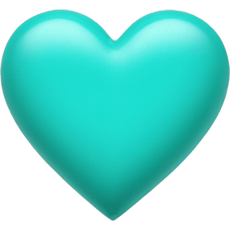 turquoise heart emoji