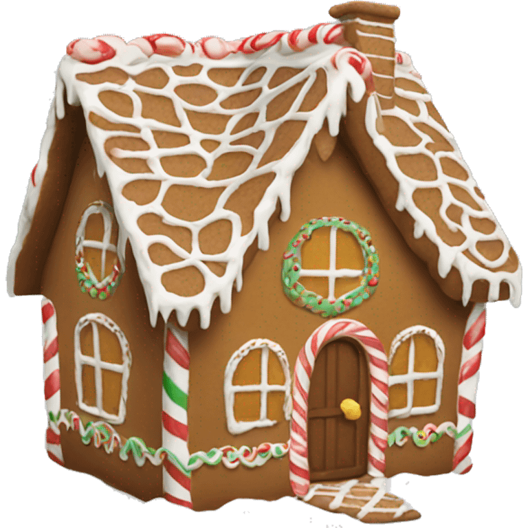 gingerbread house emoji