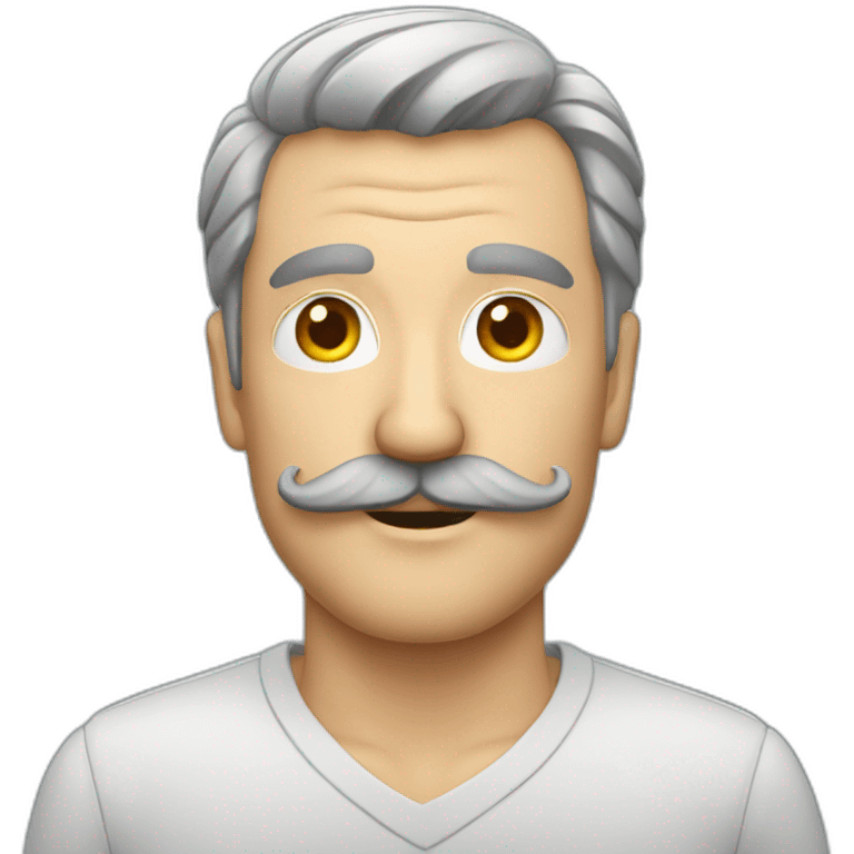 german man with mustache emoji