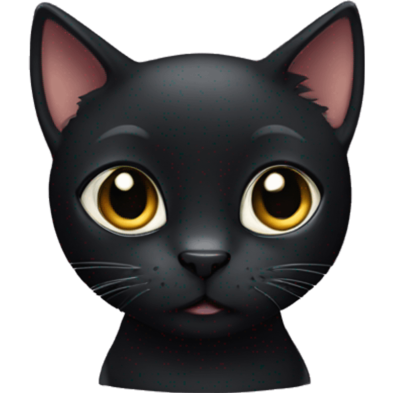 Cute black cat emoji