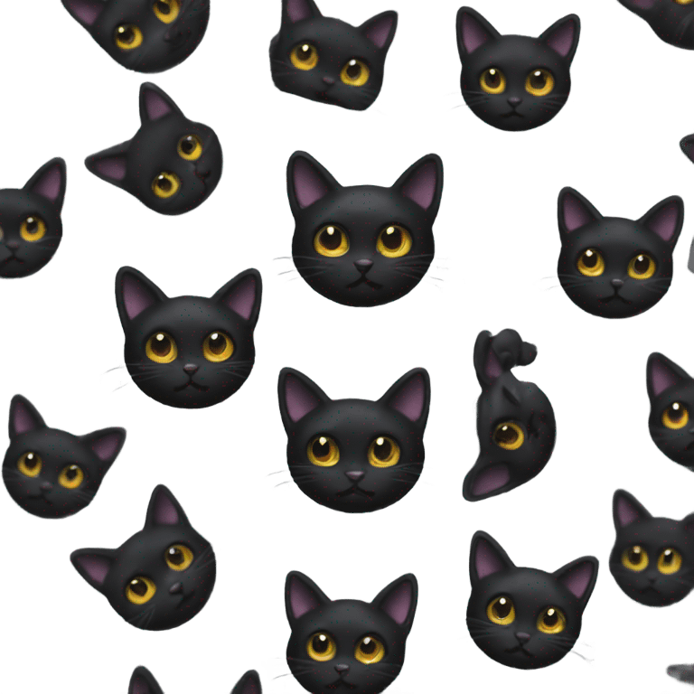 Black cat emoji