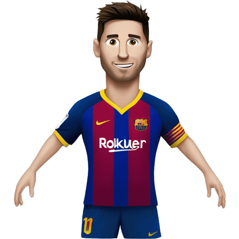 messi better ronaldo emoji