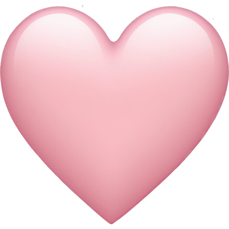 light pink heart emoji