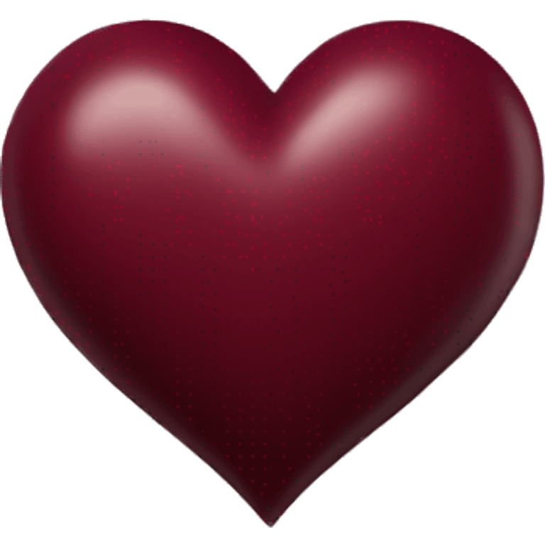 Maroon heart  emoji