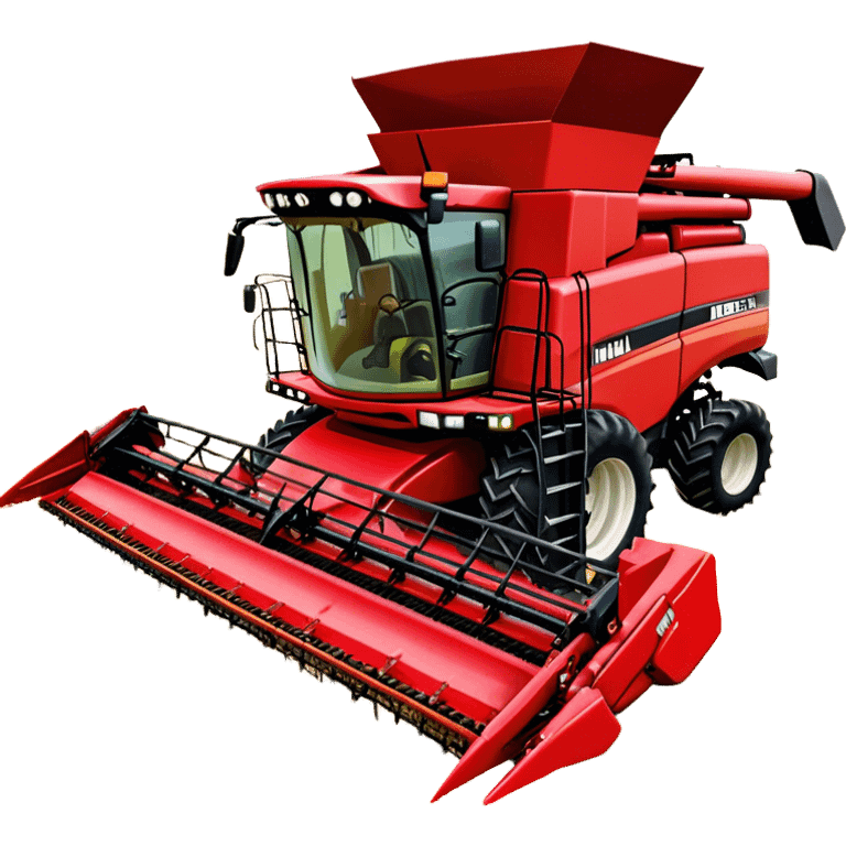 Combine Harvester - Case IH 8250 (Model Year: 2022) (Iconic colour: Red) emoji