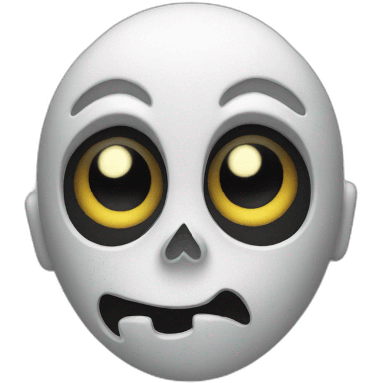 The gost face emoji