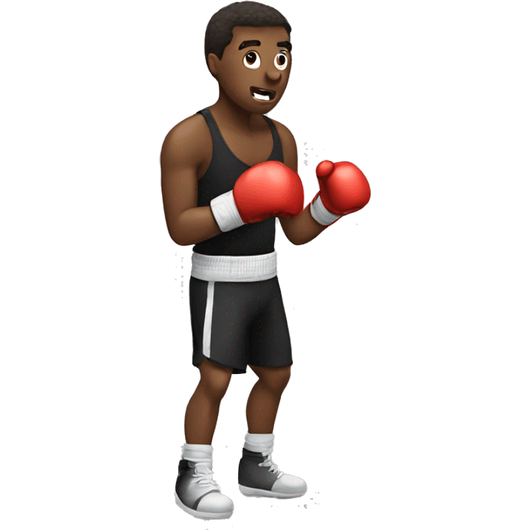 Guy boxing emoji