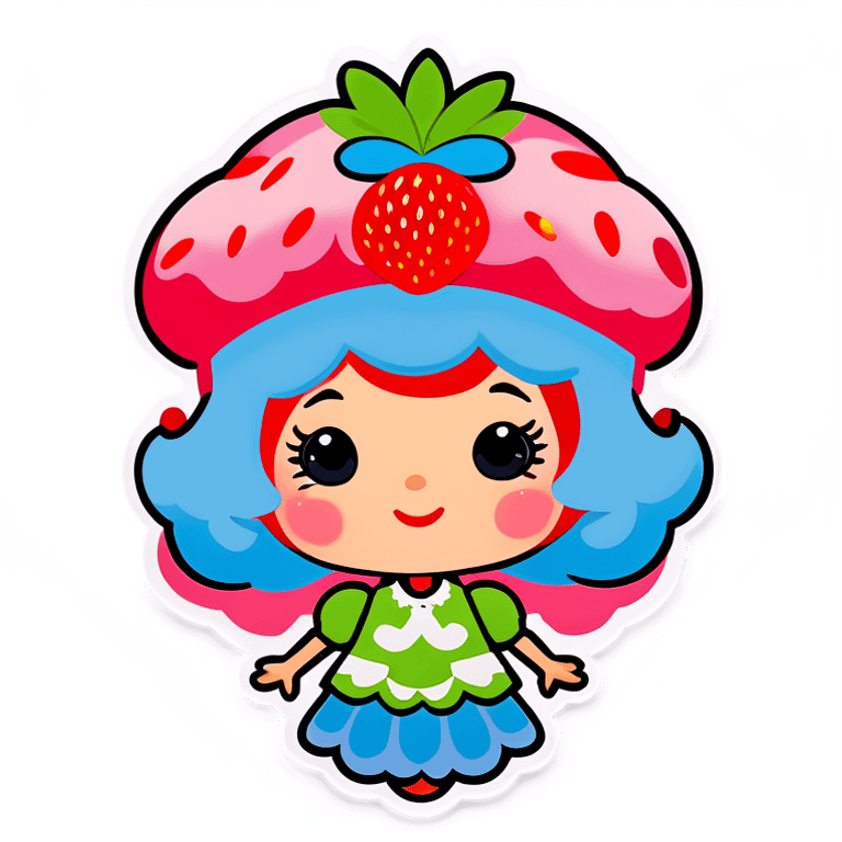 Strawberry shortcake  emoji