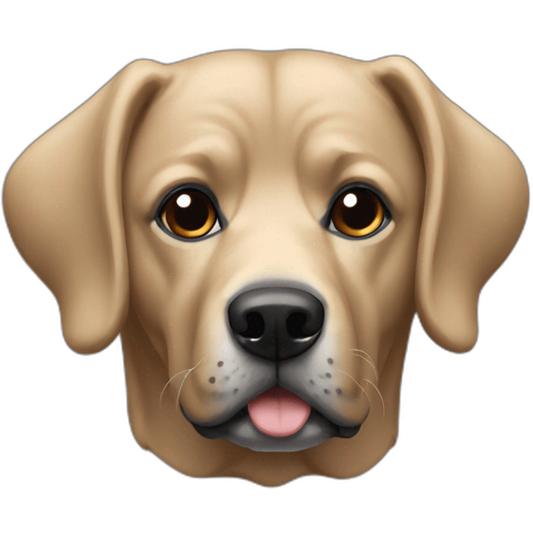 Black coker anglais dog emoji