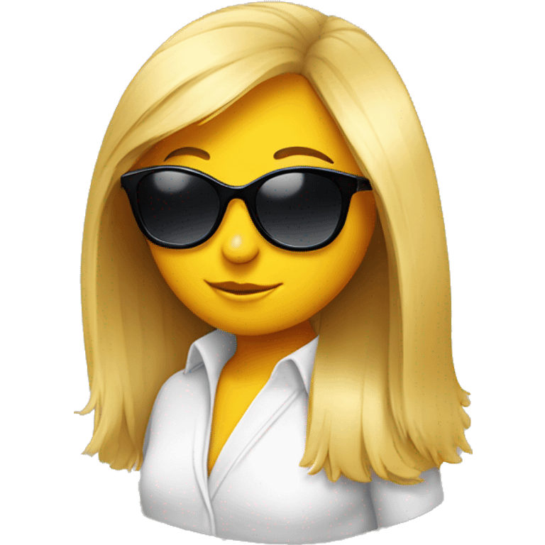 chick with sunglasses emoji