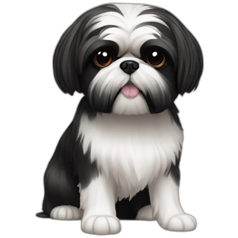 Shih tzu noir emoji