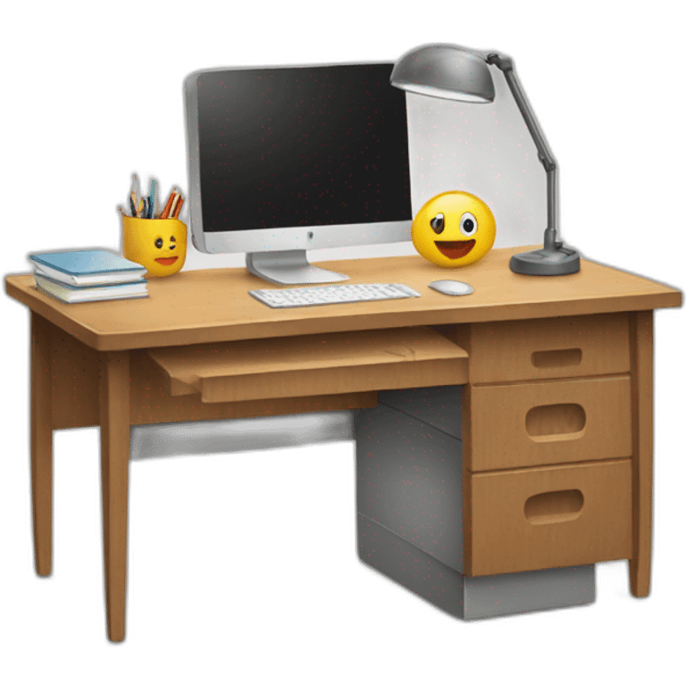 Neat desk emoji