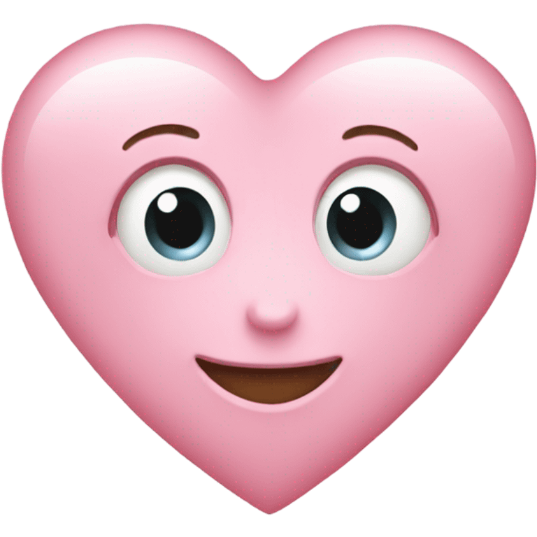 Light pink heart emoji