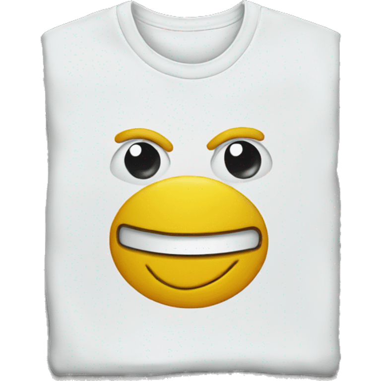 t-shirt with logo emoji