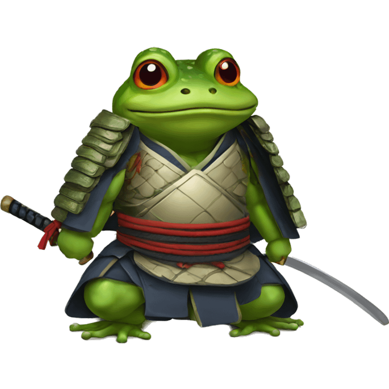 samurai frog emoji