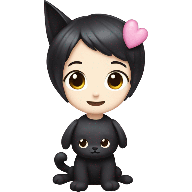 kuromi heart emoji