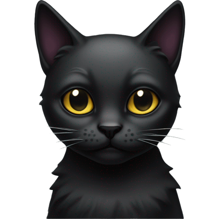 Gothic cat emoji