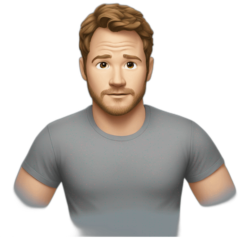 chris-pratt t-shirt emoji